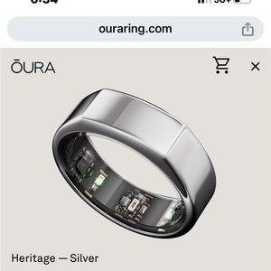 Oura ring Gen3 Heritage Silver